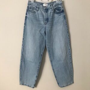 FRAME Le Ultra High Rise Barrel Jeans Womens 29 Blue Nappa Clean